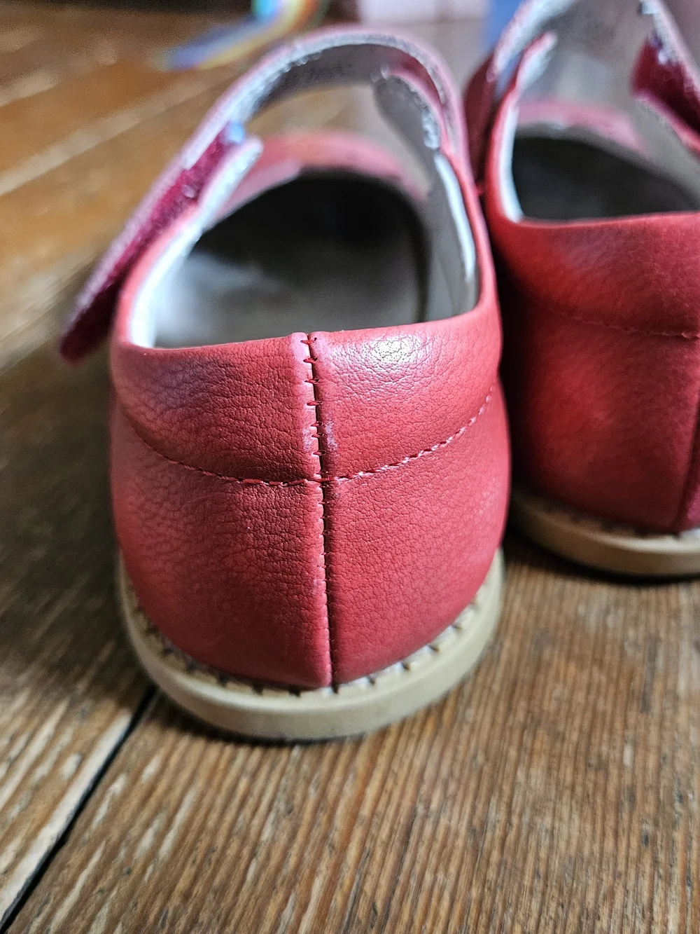 Livie & Luca Red Mary Jane Cat Cutout Shoes